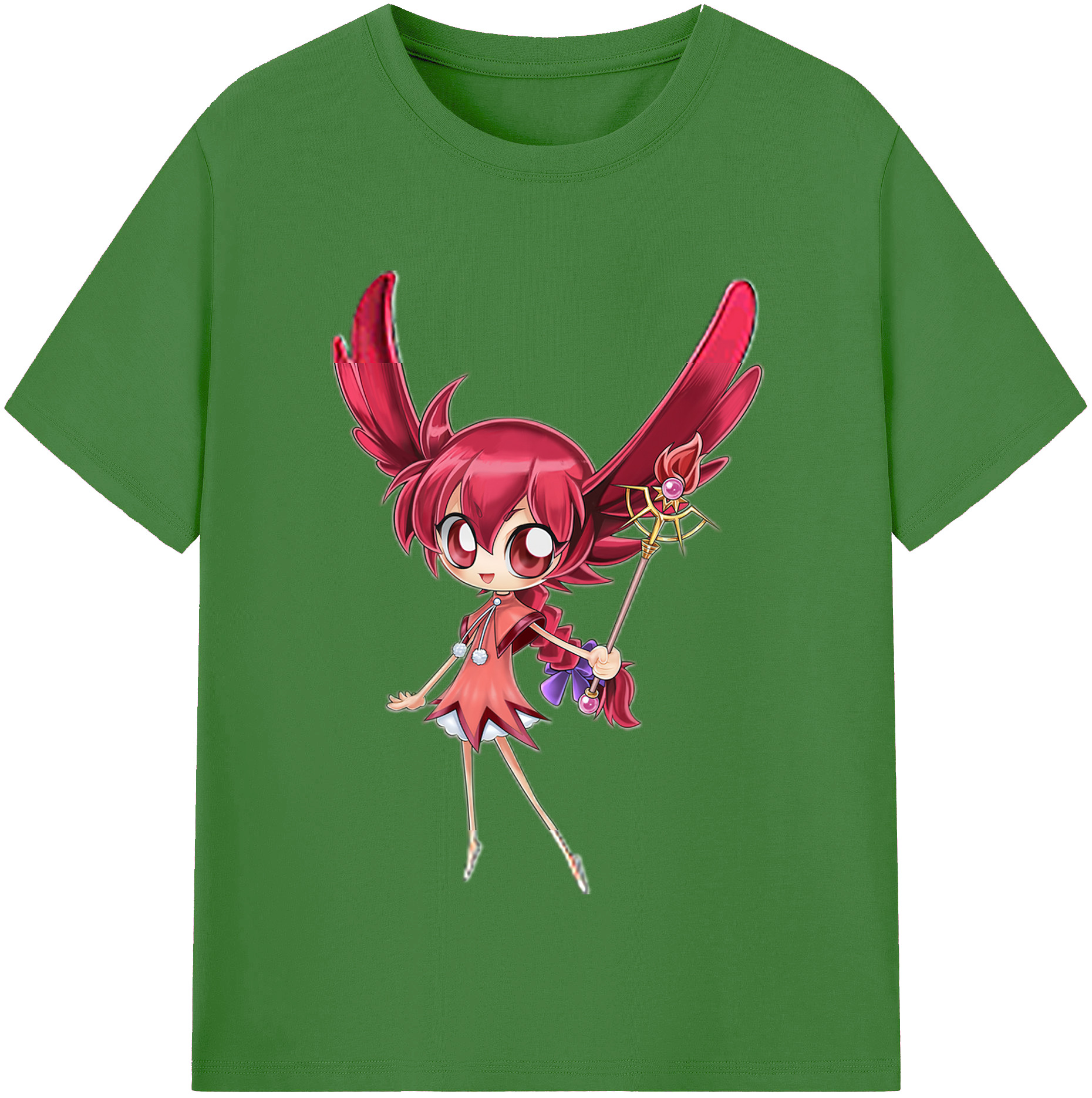 （画像用） 遊☆戯☆王 Yu-Gi-Oh! レディースカジュアルプリントTシャツ（綿100％）